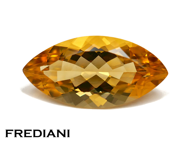 Citrine dorée navette