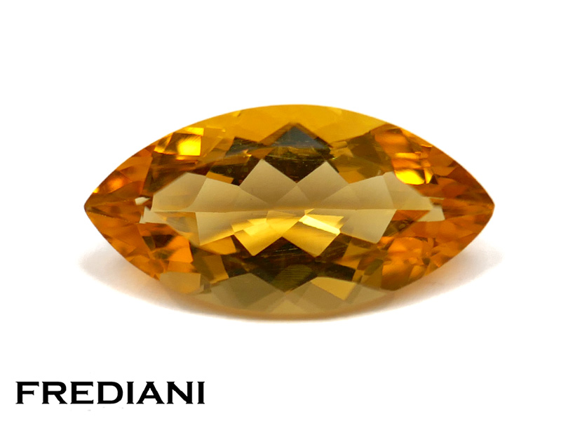 Citrine dorée navette