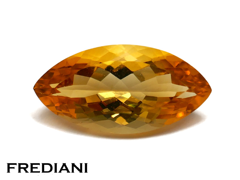 Citrine dorée navette