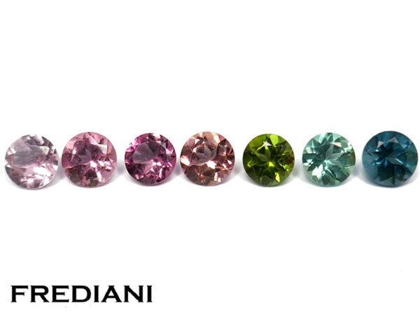 Lot de tourmalines rondes naturelles