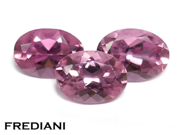 Lot de tourmalines roses ovales naturelles