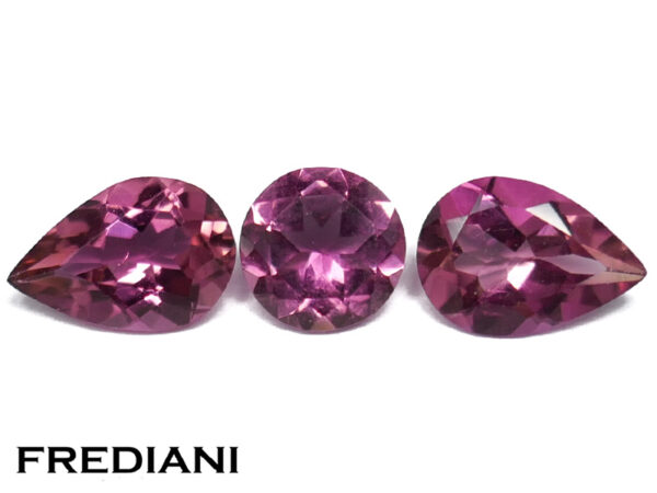 Lot de tourmalines roses naturelles