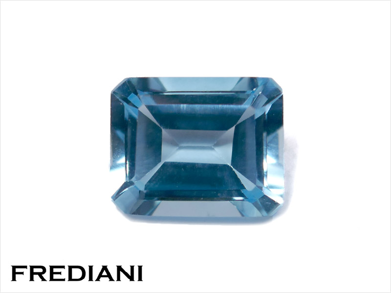 Topaze bleue rectangulaire