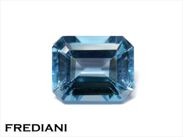Topaze bleue rectangulaire