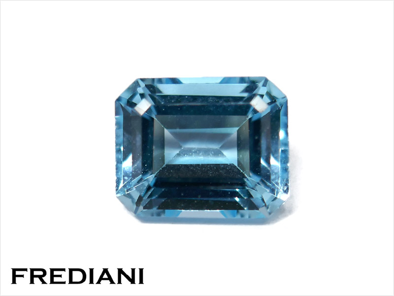 Topaze bleue rectangulaire