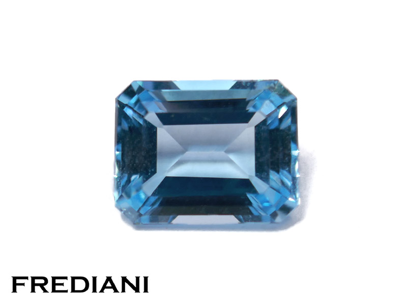 Topaze bleue rectangulaire