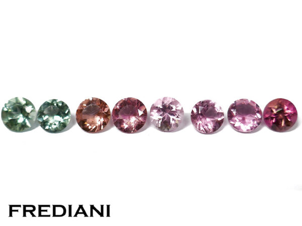 Lot de tourmalines rondes naturelles