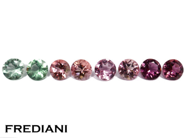 Lot de tourmalines rondes naturelles
