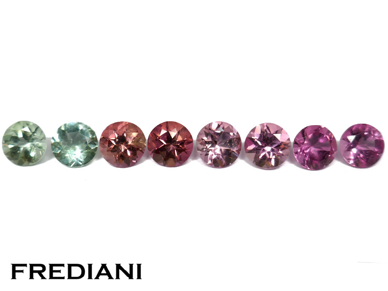 Lot de tourmalines rondes naturelles