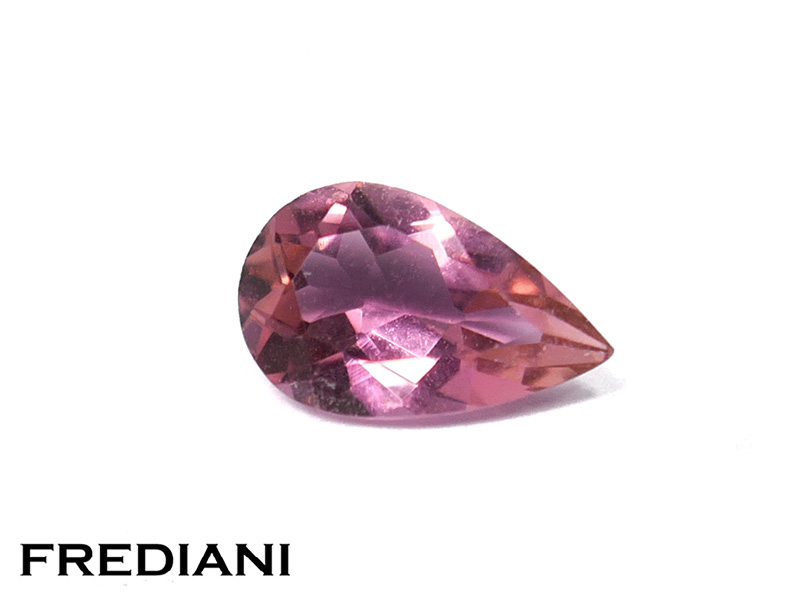 Tourmaline rose poire naturelle