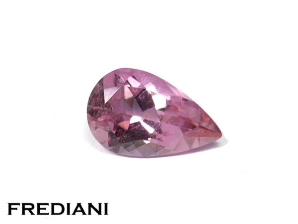 Tourmaline rose poire naturelle