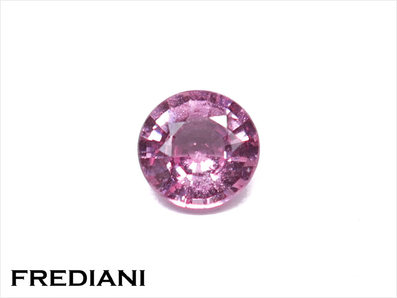 Saphir rose rond