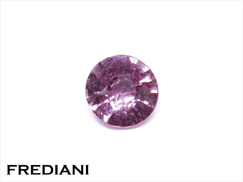 Saphir rose rond