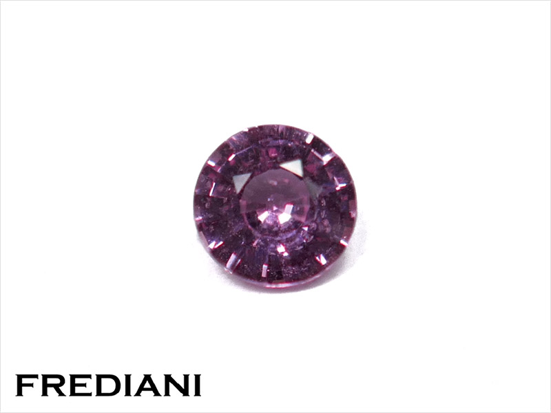 Saphir rose rond