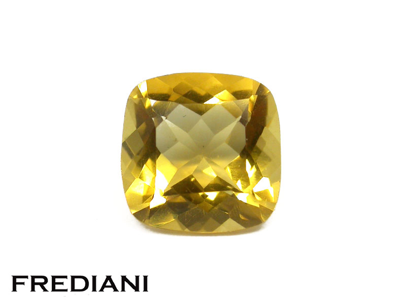 Citrine coussin carré