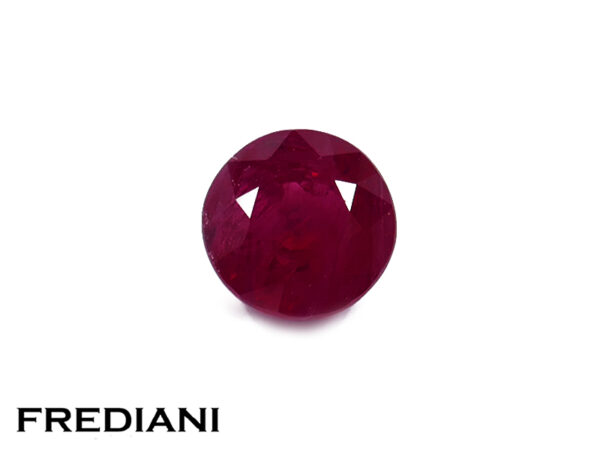 rubis rond de Birmanie