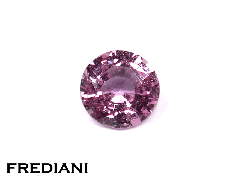 Saphir rose rond