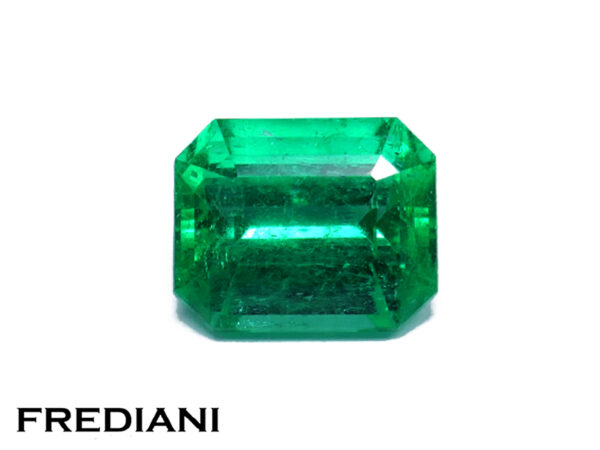 Emeraude de Colombie rectangulaire certifié