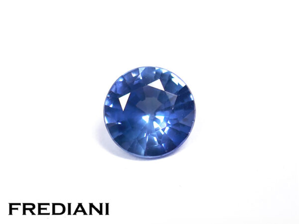 Saphir bleu rond