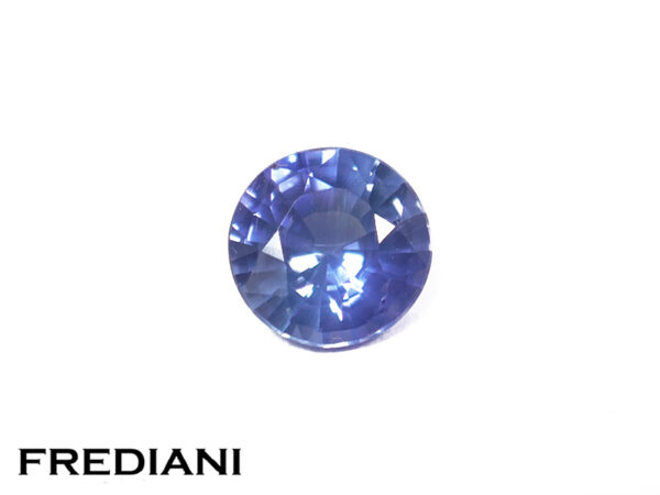 Saphir bleu rond