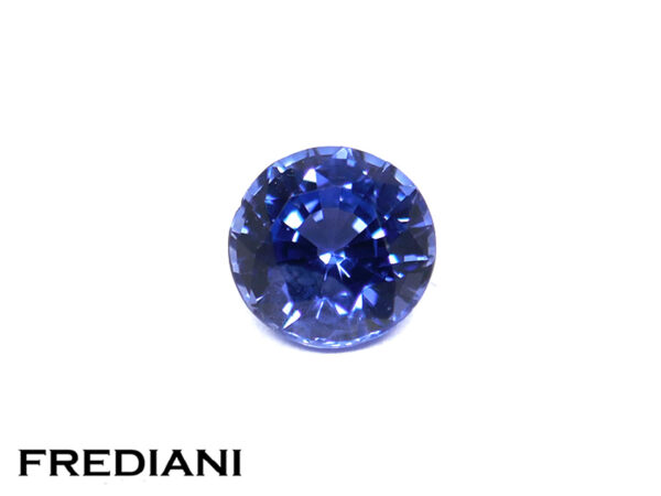 Saphir bleu rond