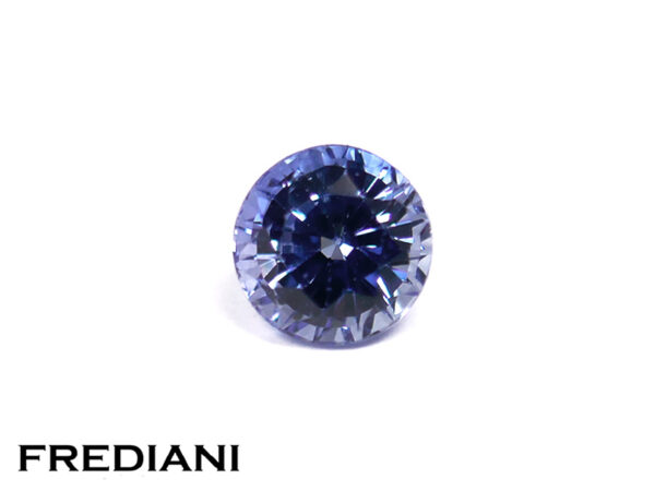 Saphir bleu rond