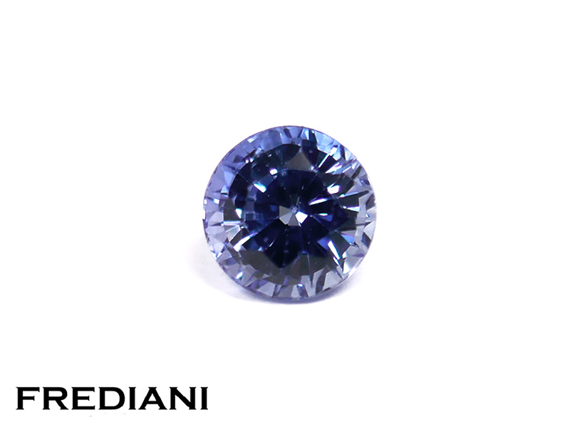 Saphir bleu rond