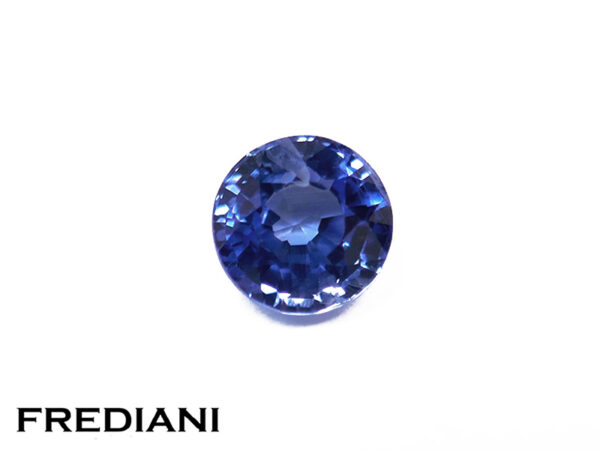 Saphir bleu rond