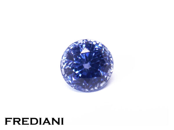 Saphir bleu rond