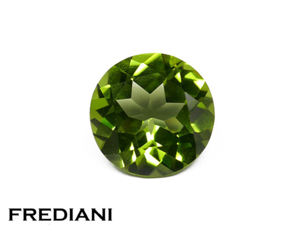 Péridot rond naturel