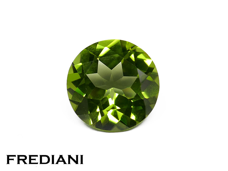 Péridot rond naturel