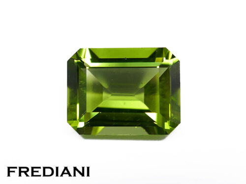 Péridot rectangulaire naturel
