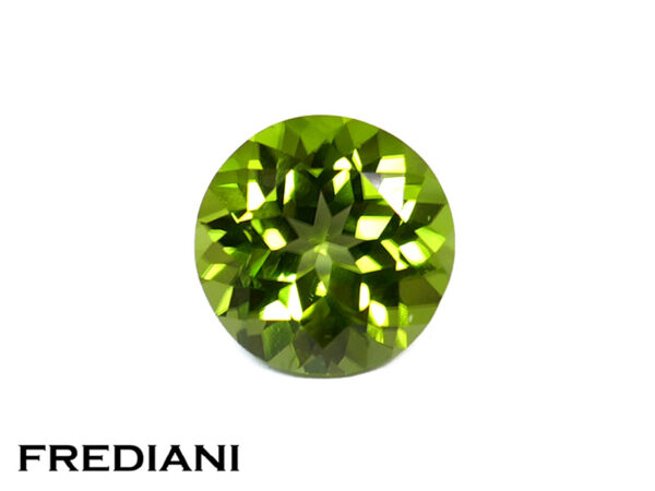 Péridot rond naturel