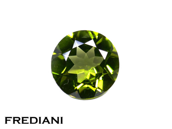 Péridot rond naturel