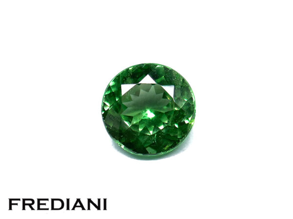 Grenat tsavorite rond naturel