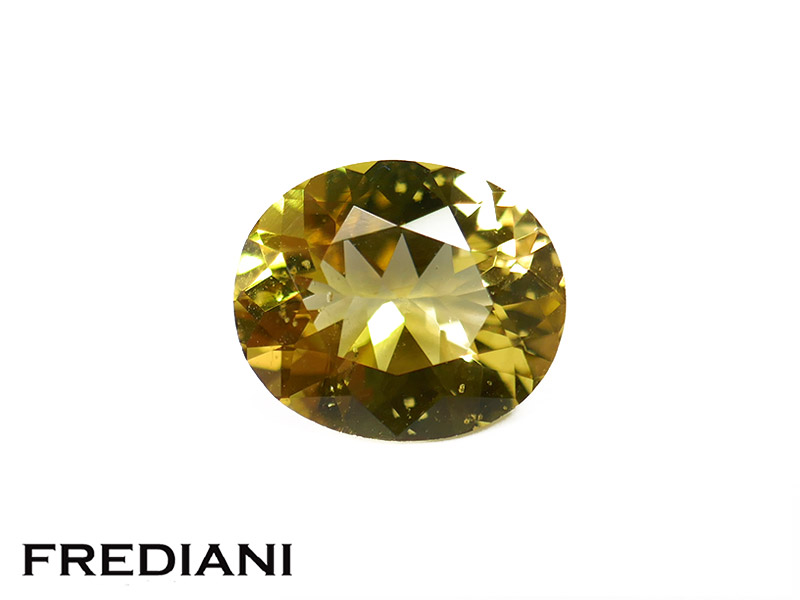 Béryl jaune héliodore ovale
