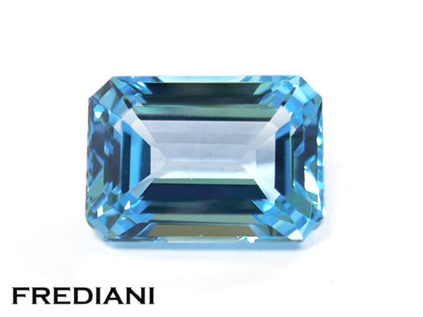 Topaze bleue rectangulaire