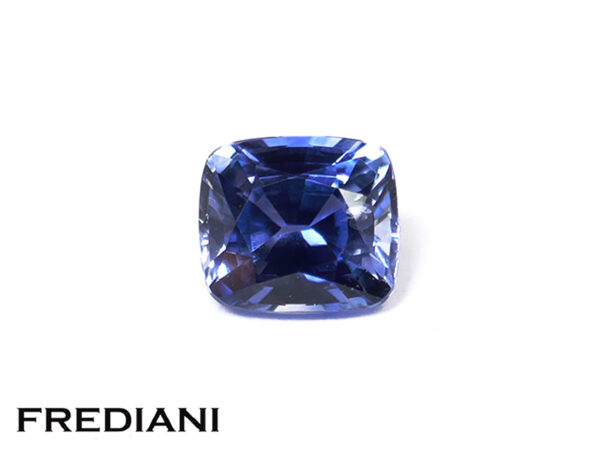 Saphir bleu coussin
