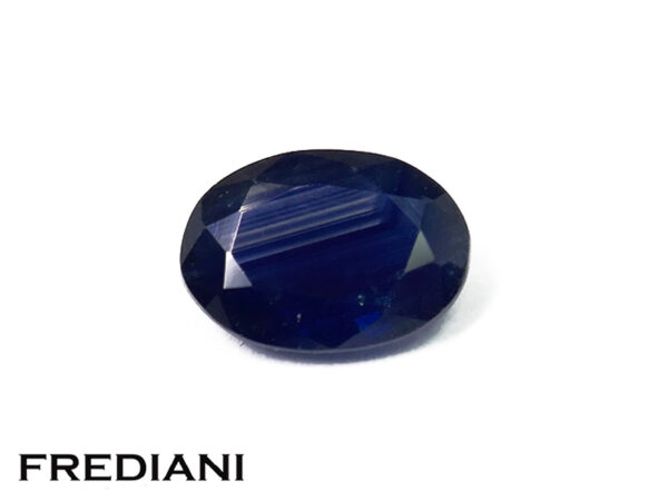 Saphir bleu ovale pas cher