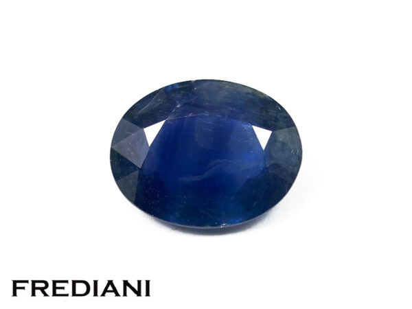 Saphir bleu ovale pas cher