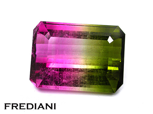 tourmaline bicolore naturelle