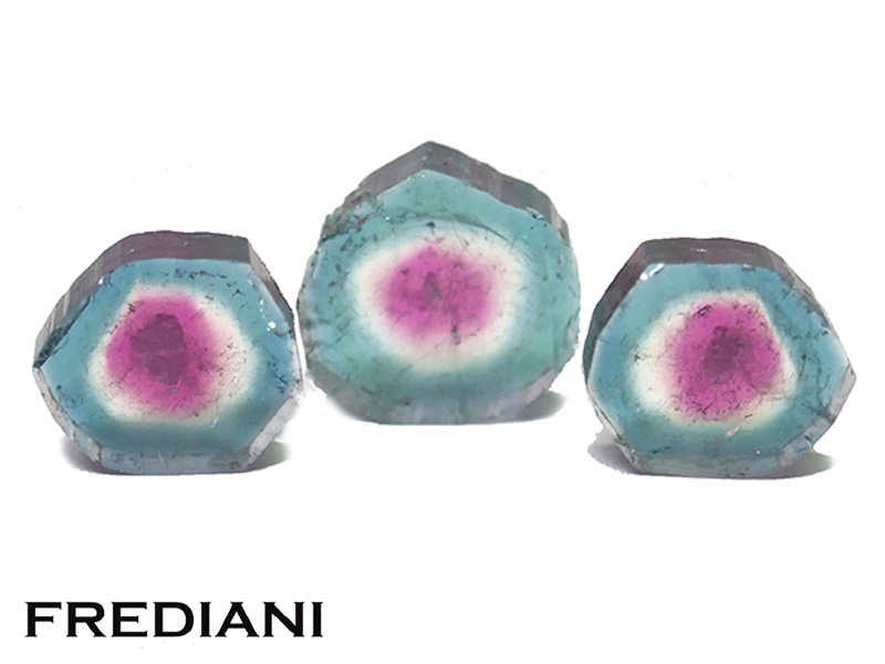 Tranches de tourmalines 