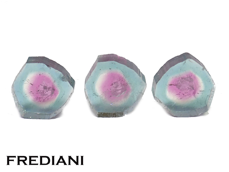 Tranches de tourmalines 
