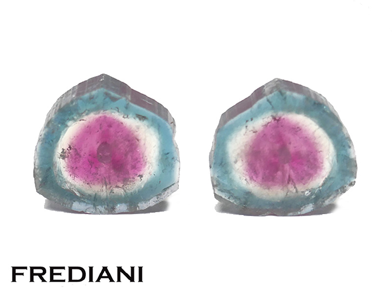 Tranches de tourmalines 