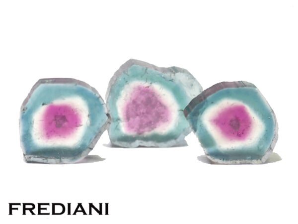 Tourmalines bicolores naturelles