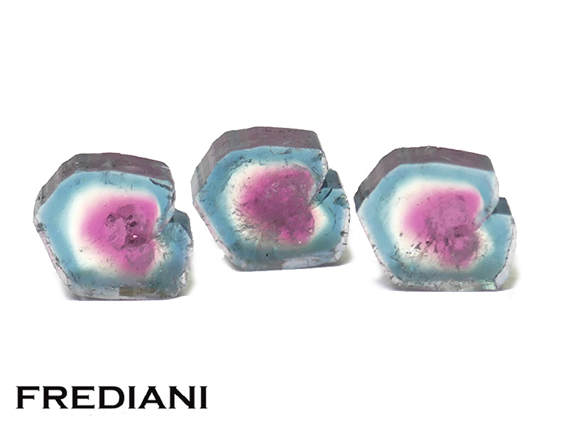 Tranches de tourmalines 