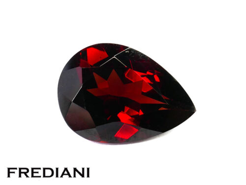 Grenat almandin poire naturel 140x100 de 5.93 carats