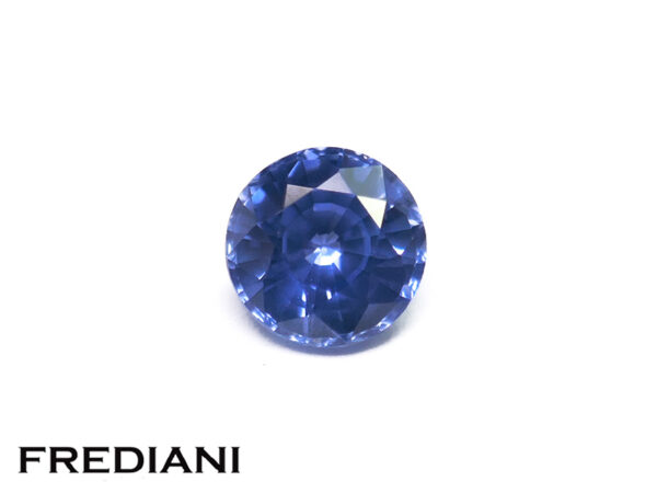 Saphir bleu rond 5.4 mm de 0.81 carat