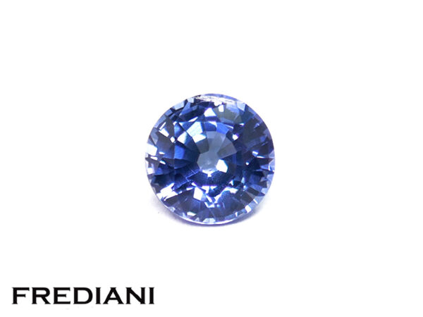 Saphir bleu rond 5.3 mm de 0.73 carat