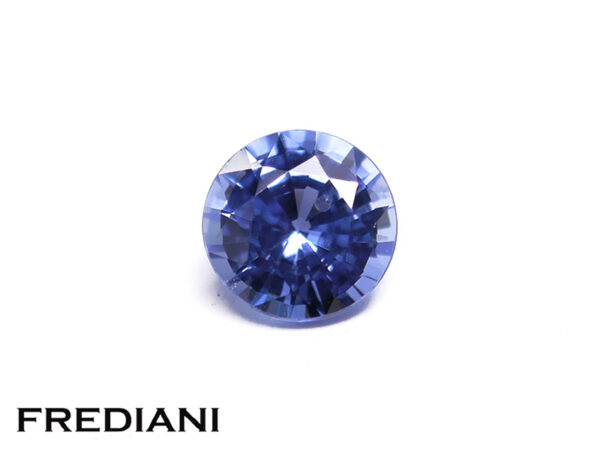 Saphir bleu rond 5.5 mm de 0.79 carat